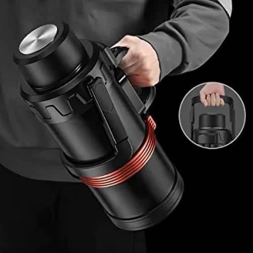 product_image_name-Generic-4 L Large Thermos Bottle Stainless Steel Double Walls Vacuum Insulated Tea Flask Great for Outdoors,Sports,Camping,Travel -Multicolor.-5