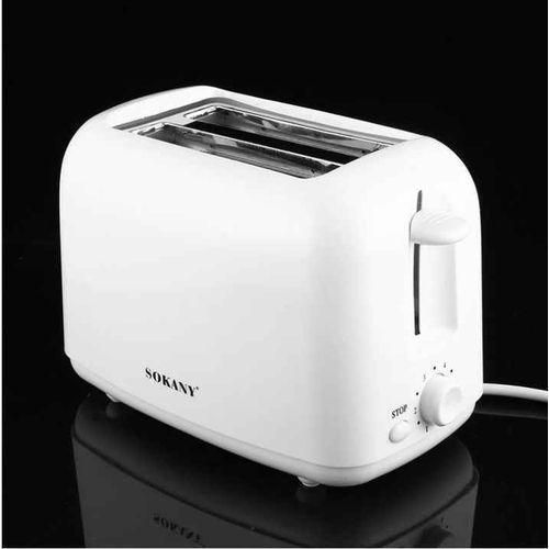 product_image_name-Sokany-2 Slice Electric Touch Screen Bread Toaster Oven - White-1