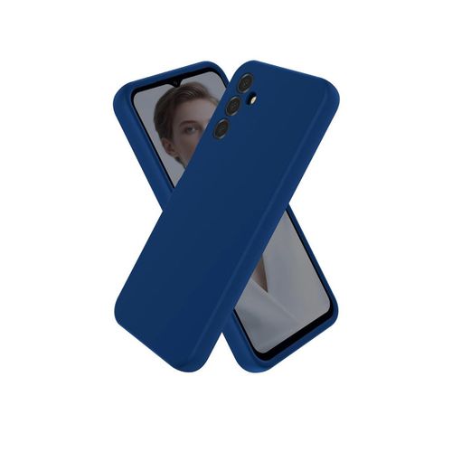 product_image_name-Generic-Galaxy A14 4G / 5G Case - Soft Liquid Silicone Shockproof Back Cover (Blue)-1