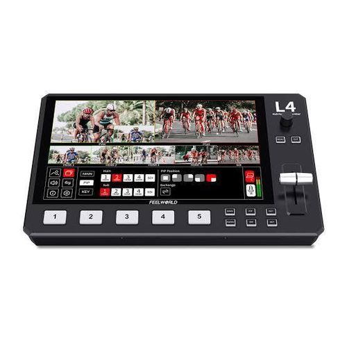 product_image_name-Feelworld-L4 Multi-camera Video Mixer Switcher 10.1"Touch Screen USB3.0 Fast Streaming Black -1