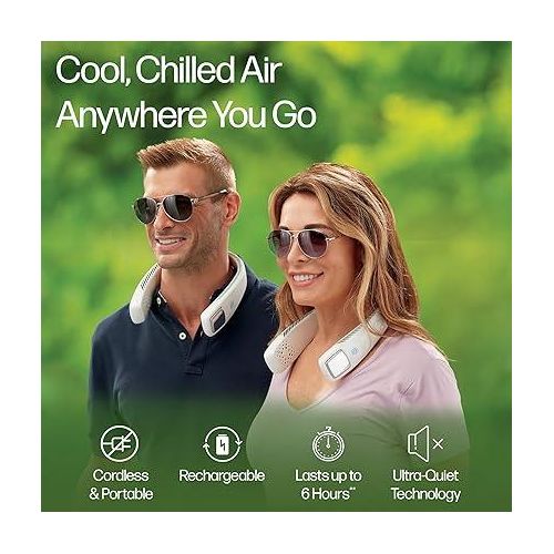 product_image_name-Generic-Wearable Air Freedom Portable Personal Air Cooler And Personal 3-Speed Neck Fan, Hands-Free Light-weight Design, Cordless And Rechargeable-Multicolour-2