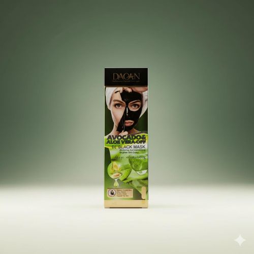 product_image_name-Generic-DAQAN Professional Personal Skin Care Avocado & Aloe Vera-off Black Mask-1
