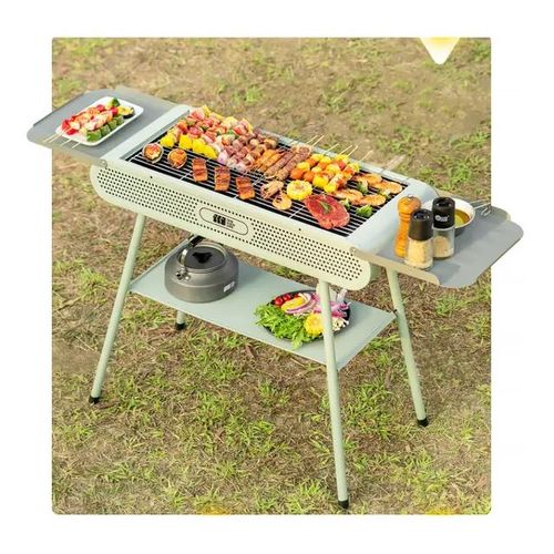 product_image_name-Generic-Outdoor stainless steel foldable bbq charcoal grill -2