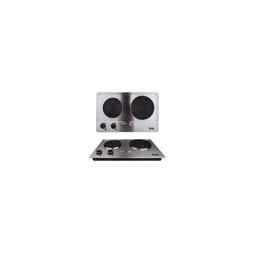 product_image_name-Dsp-1500W Portable Electric Double Burner Stove - Silver-2