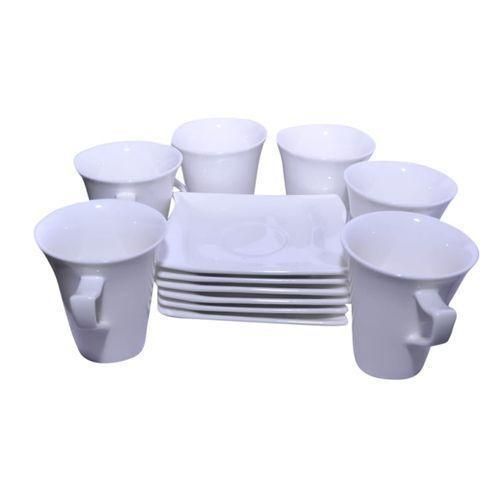 product_image_name-Generic-6 Pieces Of Cups And 6 Saucers -White.-3