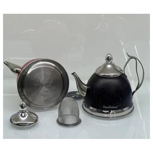 product_image_name-Generic-1 Liter Stainless Steel Whistling Kettle With Filter-Multicolour-5