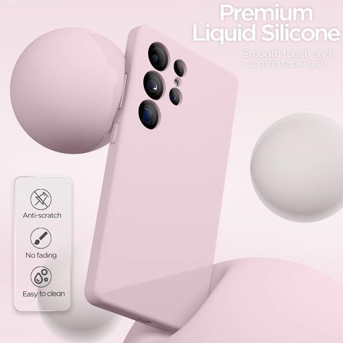 product_image_name-Generic-Samsung Galaxy S25 Ultra Silicone Case - Pink-2