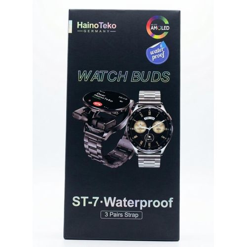 product_image_name-Haino Teko-Germany WATCH BUDS ST-7 Waterproof AMOLED  -Black-1