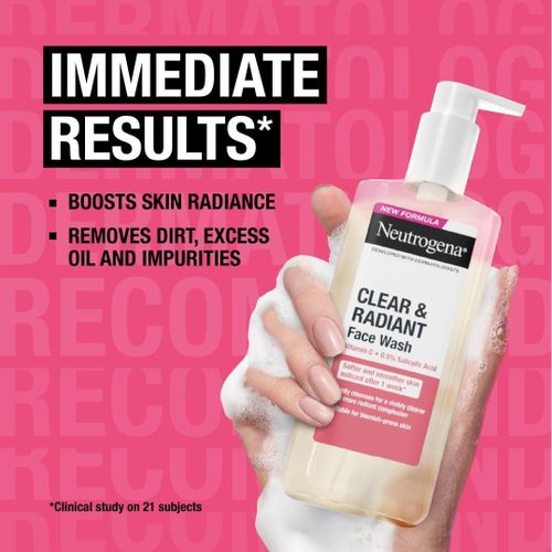 product_image_name-Neutrogena-Clear& Radiant Facial wash Vitamin C 0.5 Scyalic Acid-2