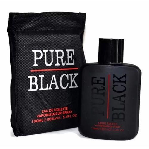 product_image_name-Generic-Pure Black Perfume For Men, 100ml-1