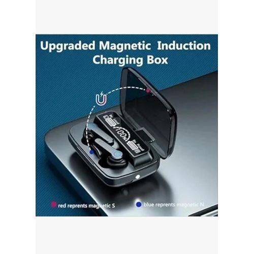 product_image_name-Generic-Airpods True Wireless Earphones Stereo Earbuds Music Headset Digital Indicator True Wireless Headset - Black-4