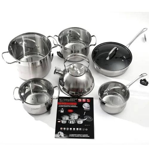 product_image_name-Zepter-6 Piece Stainless Steel Cook Ware Set-Silver-1
