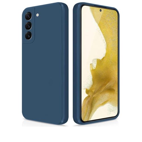 product_image_name-Generic-Galaxy S22+ Silicone Cover, Protective Phone Case, Soft, Sleek Protection, Slim Design, Matte Finish, US Version, Blue -1