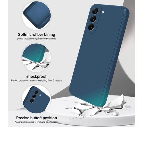 product_image_name-Generic-Galaxy S22+ Silicone Cover, Protective Phone Case, Soft, Sleek Protection, Slim Design, Matte Finish, US Version, Blue -2