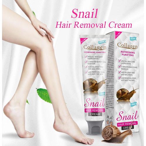 product_image_name-Aichun Beauty-Snail Collagen Foot And Hand Cream Hair Removing Cream Smooth Skin Leave No Black Spot Hair Remover Cream for Men and Women-2