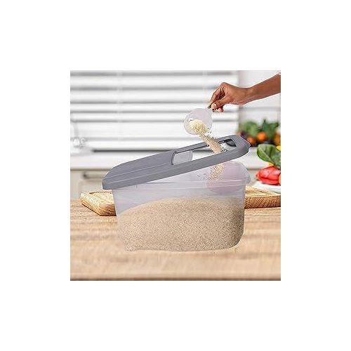 product_image_name-Generic-15Kg Rice Bucket/Beans/Flour/Cereal Storage Box Container - Multicolor-8