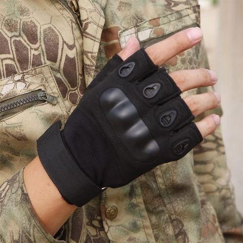 product_image_name-SXCHEN-Men's Gloves Outdoor Cycling Fighting Fitness Gloves - Black-6