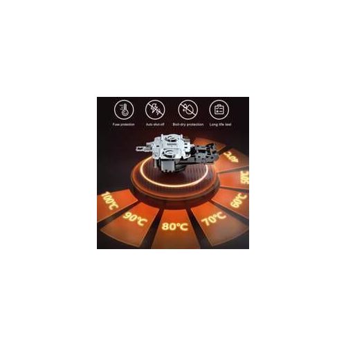 product_image_name-Sonifer-Electric Kettle 1.3L Integrated Seamless Inner Tank 360° Rotating Cordless Power Base Concealed Stainless Steel Heating Element .Boil-Dry Protection Power Indication Light Auto Shut-Off When Boiling Is Completed- Cream-4