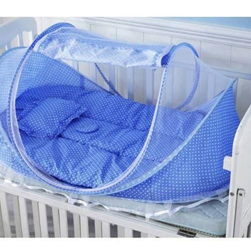 product_image_name-Generic- Portable Baby Mosquito Net - Blue-1