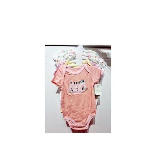 product_image_name-Generic-5Pcs Pack Baby Boy Newborn Short Sleeve Bodysuits - Multiple Designs...-7