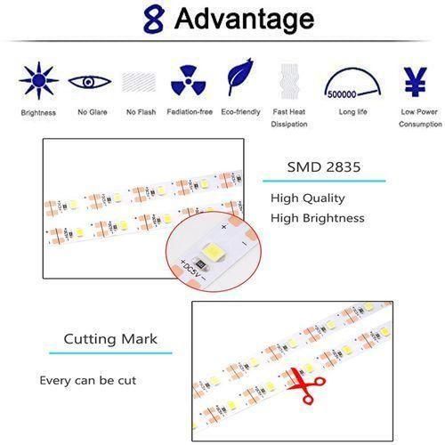 product_image_name-Fashion-5V USB Warm Light Strip For Home Kitchen Bedside - 5M-3