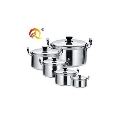 product_image_name-Generic-5Pcs High Grade Stainless Steel Serving Dishes - Silver-2