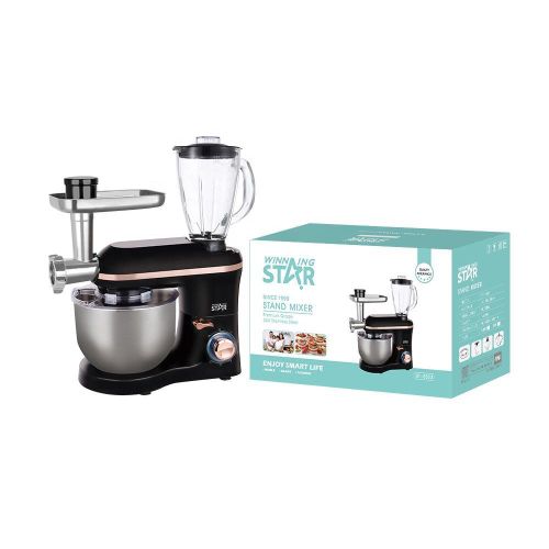 product_image_name-Winningstar-5.5 L 6 Speed 3 in 1 Food Mixer Professional Commercial Blender Stand Mixer Meat Grinder For Home-3