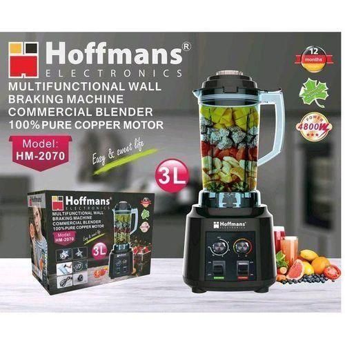product_image_name-Generic-Hoffmans HM-2070 - 3L Multifunctional Wall Braking Machine Commercial Blender - Black-1