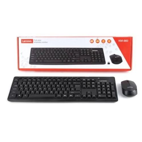 product_image_name-Generic-New Lenovo Wireless Keyboard and Mouse Combo KM-860 keyboard Mouse Wireless Bundle With Mini USB Receiver   BLACK-1