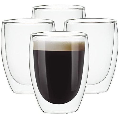 product_image_name-Generic-6-Piece ,12 Oz Glass Cups, Double Walled Thermo Espresso Glasses, Insulated Coffee Mugs, Drinking Glasses-3