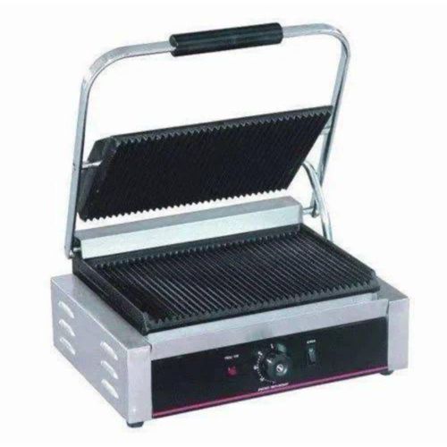 product_image_name-Generic-Single Commercial Sandwich Grill Maker-Silver & Black-1