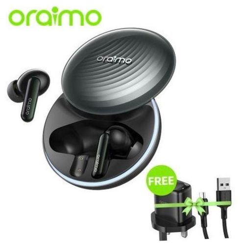 product_image_name-Oraimo-SpaceBuds Hybrid ANC True Wireless Earbuds Customized Voice Prompt Earpodes With Free Type-C Charger-1