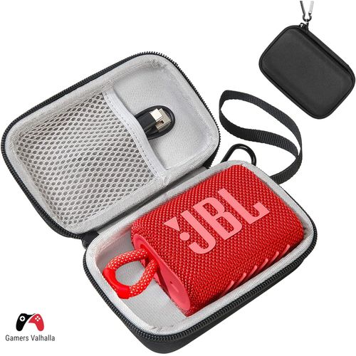 product_image_name-Exquisite-Hard Case Compatible with JBL GO3, EVA Case for Protection and Outdoor - Black Case-7