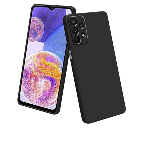 product_image_name-Generic-Galaxy A23 (4G / 5G) Case - Soft Liquid Silicone Cover - Black-1