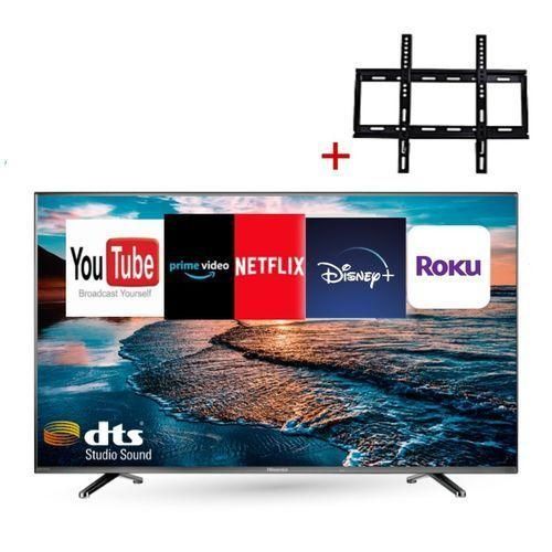 product_image_name-Hisense-50" Class, Smart 4K UHD TV, Free Local Channels + Wall Bracket - Black-1