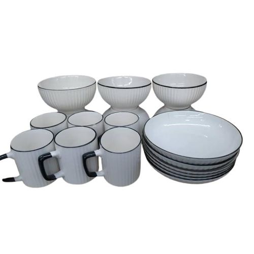 product_image_name-Ceramic-Dinner Set 6 cups, 6 bowls, 6 plates-1