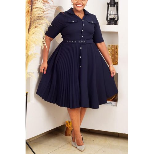 product_image_name-Generic Xim-Stylish Dress For Ladies -Pink, Blue -2