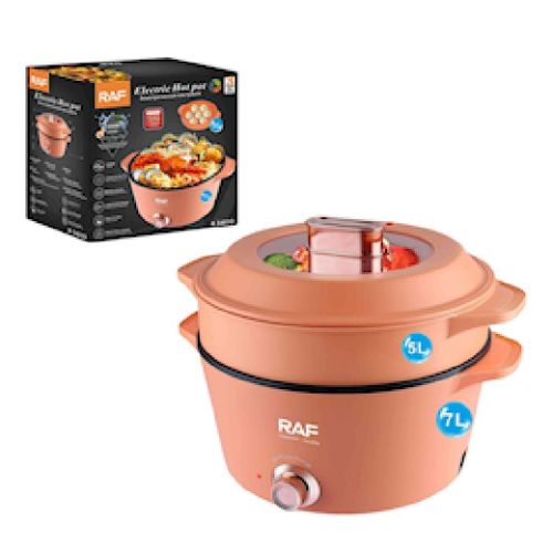 product_image_name-Generic-Electric Fast Hot Pot Multipurpose Electric Hot Pot Cooker Unique Design Double Cooking Electric Non Stick Pan-2