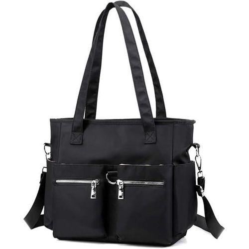 product_image_name-Genetic-Multi Pocket Soft Nylon Shoulder Bag Waterproof Travel Work Purse and Handbags-1