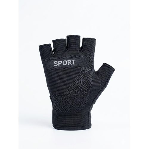 mens bicycle gloves ROCKBROS Half-Finger Gel Padded Cycling Gloves Shock-Absorbing for Men Women, EU L / Asian XL