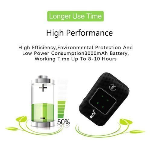 product_image_name-Original-4G/5G LTE Portable CAT6 Mobile MIFI router with a SIM CARD slot supports all cards MTN, Airtel, Lycamobile– 300Mbps, 3000mAh Battery, Type-C Charging-8