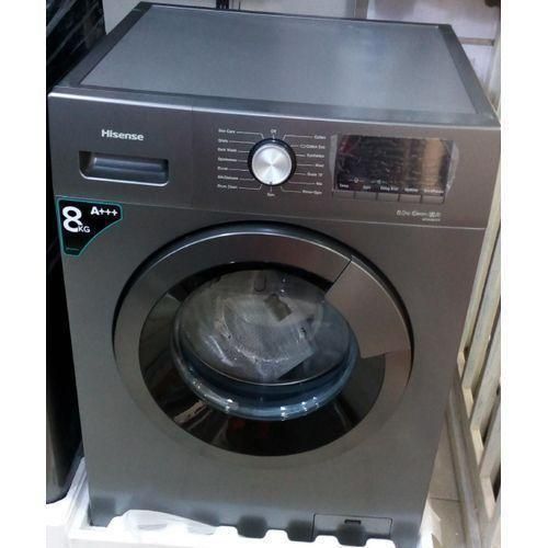 product_image_name-Hisense-Front Loader Washing Machine 8Kg - Silver-2