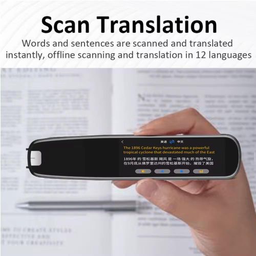 product_image_name-Generic-S6 Pro Smart AI Dictionary Pen Touch Screen Digital Reader Answering Function Multilingual OCR chartgpt Translator For Reading-6