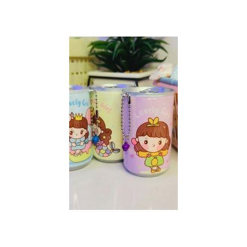 product_image_name-Lovely Girl-Cute Wet Wipes in Can Feminine Antibacterial Refreshing Cleansing Wipes cute gift Travel Size - BLUE COLOUR-5