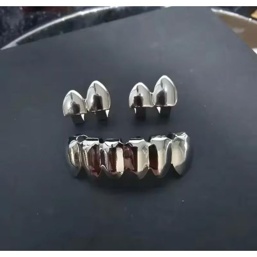 product_image_name-Fashion-Silver Vampire Hiphop Grills -4