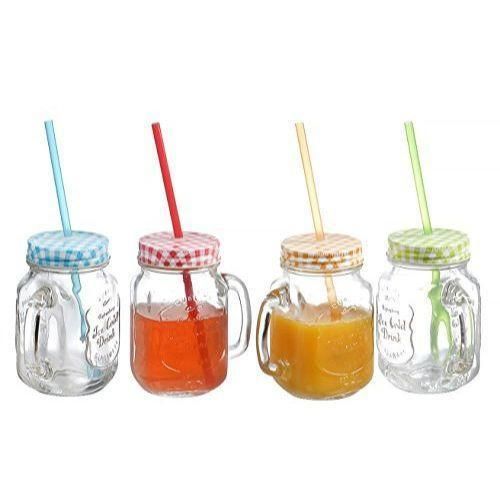 product_image_name-Generic-6 Pieces Of Juice Glass Mason Jars Cup Mugs- Colorless.-4