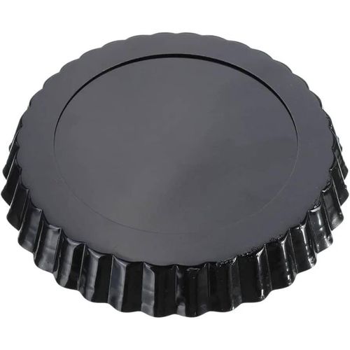 product_image_name-Generic-Baking Jelly Roll Pan Cake Pan Mini Pie Muffin Cupcake Pans Cake Mold Removable Loose Bakeware Non-Stick Airbake pan - Black-4
