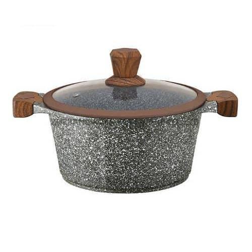 product_image_name-Kola- 10 Piece Granite Cookware Set With Non Stick Frying Pan aluminum Cooking Pots Saucepans Utensils Marble Dishes-3