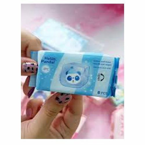 product_image_name-Generic-Mini Portable Wet Wipes  Cute Pocket Size Panda Tissues, Travel Sanitizing & Cleansing Wipes for Hands & Face-3
