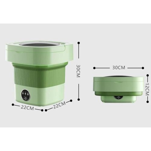 product_image_name-Generic-9Lportable Foldable Washing Machine - Grey-1